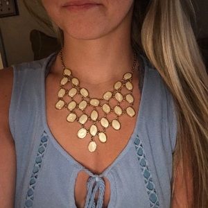 Ivory statement necklace!